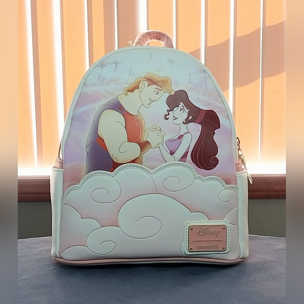 Disney Loungefly Hercules 25th Anniversary Meg & Herc Mini Backpack